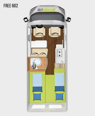 Hymer Free 602 Floorplan