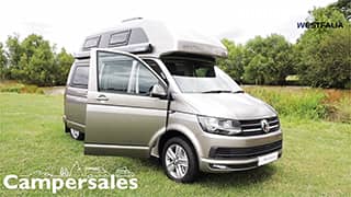 VWCampersales demonstrating the Westfalia Club Joker
