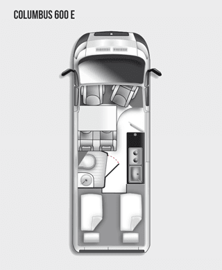 Westfalia Columbus 600 E Floorplan